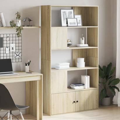 Bibliotecă, stejar sonoma, 100x36x189 cm, lemn prelucrat GartenMobel Dekor