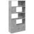 Bibliotecă, gri beton, 100x36x189 cm, lemn prelucrat GartenMobel Dekor