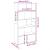 Bibliotecă, gri beton, 100x36x189 cm, lemn prelucrat GartenMobel Dekor