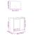 Set mobilier de baie, 2 piese, stejar sonoma, lemn prelucrat GartenMobel Dekor
