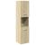 Dulap de baie, stejar sonoma, 30x30x130 cm, lemn prelucrat GartenMobel Dekor