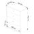 Comoda, placa laminata, 4 sertare, alb, 66x36x85 cm GartenVIP DiyLine