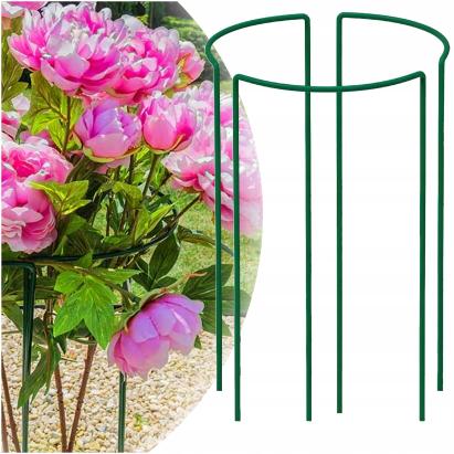 Suport metalic pentru flori, set 3 bucati, verde, 15x45 cm MultiMark GlobalProd
