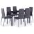 Set mobilier de bucătărie, 7 piese, gri GartenMobel Dekor