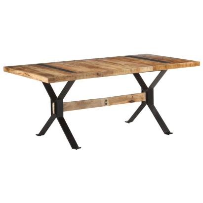 Masă de bucătărie, 180x90x76 cm, lemn de mango nefinisat GartenMobel Dekor