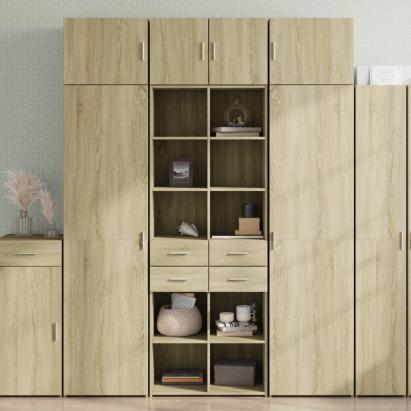Dulap înalt, stejar sonoma, 70x42,5x185 cm, lemn prelucrat GartenMobel Dekor