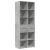 Dulap înalt, gri beton, 70x42,5x185 cm, lemn prelucrat GartenMobel Dekor