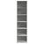 Dulap înalt, gri beton, 45x41x185 cm, lemn prelucrat GartenMobel Dekor