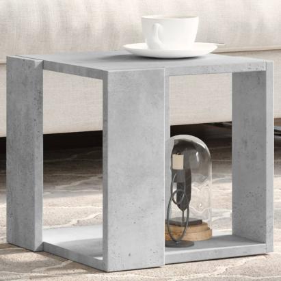 Măsuță de cafea, gri beton, 32x32x30 cm, lemn prelucrat GartenMobel Dekor