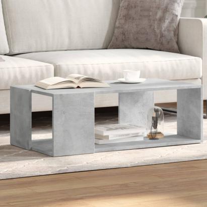 Masă de cafea, gri beton, 89,5x48x30 cm, lemn compozit GartenMobel Dekor