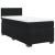 Pat box spring cu saltea, negru, 90x190 cm, catifea GartenMobel Dekor