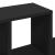 Raft de perete, negru, 100x20x53 cm, lemn prelucrat GartenMobel Dekor