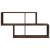 Raft de perete, stejar maro, 100x20x53 cm, lemn prelucrat GartenMobel Dekor