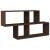 Raft de perete, stejar maro, 100x20x53 cm, lemn prelucrat GartenMobel Dekor