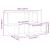 Raft de perete, stejar maro, 100x20x53 cm, lemn prelucrat GartenMobel Dekor