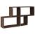 Raft de perete, stejar maro, 100x20x53 cm, lemn prelucrat GartenMobel Dekor