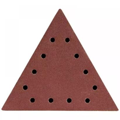 Abrazive/smirghel triunghiular cu scai, P180, set 5 buc, 285 x285x285mm, Dedra GartenVIP DiyLine
