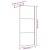 Paravan duș walk-in, auriu, 80x195 cm, sticlă ESG transparentă GartenMobel Dekor