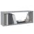 Rafturi de perete cub, 4 buc., gri sonoma, 60x15x23 cm, lemn GartenMobel Dekor