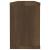Rafturi de perete cub, 2 buc., stejar maro, 60x15x23 cm, lemn GartenMobel Dekor