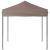Cort pliabil pentru petrecere, gri taupe, 2x2 m GartenMobel Dekor