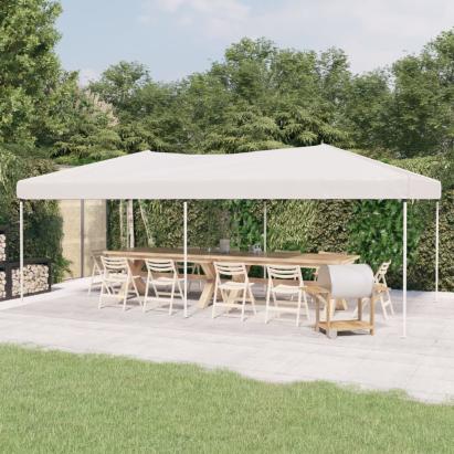Cort pliabil pentru petreceri, alb, 3x6 m GartenMobel Dekor