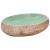 Lavoar de blat, verde și maro, 59x40x15 cm, ceramică, oval GartenMobel Dekor