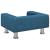Canapea pentru copii, albastru, 50x40x26,5 cm, catifea GartenMobel Dekor