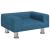 Canapea pentru copii, albastru, 50x40x26,5 cm, catifea GartenMobel Dekor