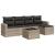 Set canapele de grădină cu perne, 6 piese gri deschis poliratan GartenMobel Dekor