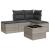 Set canapele de grădină cu perne, 5 piese gri deschis poliratan GartenMobel Dekor