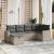 Set canapele de grădină cu perne, 6 piese gri deschis poliratan GartenMobel Dekor