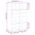 Dulap înalt, gri beton, 80x42,5x124 cm, lemn prelucrat GartenMobel Dekor
