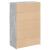 Dulap înalt, gri beton, 80x42,5x124 cm, lemn prelucrat GartenMobel Dekor