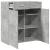 Dulap, gri beton, 80x42,5x93 cm, lemn prelucrat GartenMobel Dekor