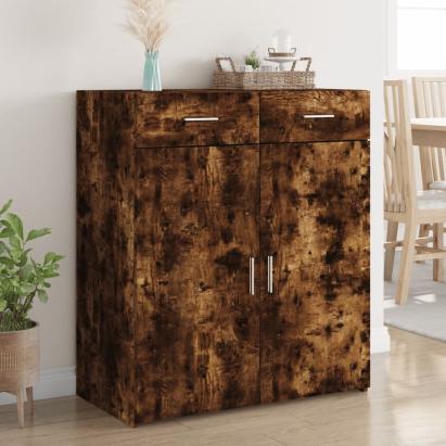 Dulap, stejar fumuriu, 80x42,5x93 cm, lemn prelucrat GartenMobel Dekor