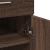 Dulap, stejar maro, 80x42,5x93 cm, lemn prelucrat GartenMobel Dekor