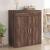 Dulap, stejar maro, 80x42,5x93 cm, lemn prelucrat GartenMobel Dekor