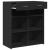 Dulap, negru, 80x42,5x93 cm, lemn prelucrat GartenMobel Dekor