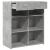 Dulap, gri beton, 80x42,5x93 cm, lemn prelucrat GartenMobel Dekor