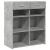 Dulap, gri beton, 80x42,5x93 cm, lemn prelucrat GartenMobel Dekor