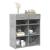 Dulap, gri beton, 80x42,5x93 cm, lemn prelucrat GartenMobel Dekor