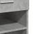 Dulap, gri beton, 80x42,5x93 cm, lemn prelucrat GartenMobel Dekor