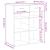 Dulap, sonoma gri, 80x42,5x93 cm, lemn prelucrat GartenMobel Dekor