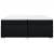 Pat box spring cu saltea, negru, 200x200 cm, textil GartenMobel Dekor