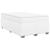 Pat box spring cu saltea, alb, 120x200 cm, piele ecologică GartenMobel Dekor