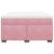 Pat box spring cu saltea, roz, 140x200 cm, catifea GartenMobel Dekor