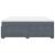 Pat box spring cu saltea, gri închis, 180x200 cm, catifea GartenMobel Dekor