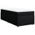 Pat box spring cu saltea, negru, 90x200 cm, textil GartenMobel Dekor