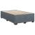 Pat box spring cu saltea, gri închis, 120x190 cm, catifea GartenMobel Dekor